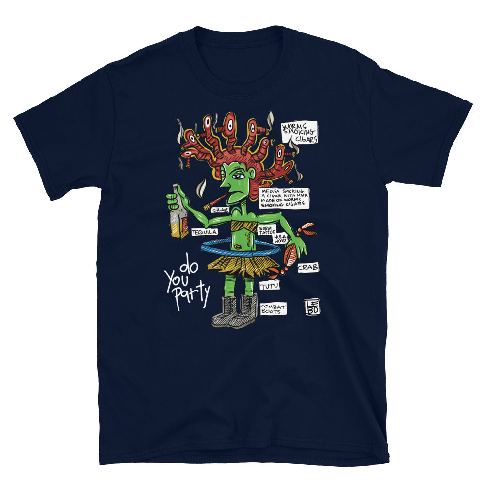 Treasures and Pleasures - Medusa – Lebo Short-Sleeve Unisex T-Shirt